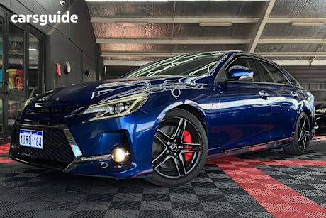 Blue 2014 Toyota Mark X Sedan 350S GS Sedan 6sp Auto 3.5i