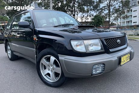 Black 1998 Subaru Forester Wagon GT