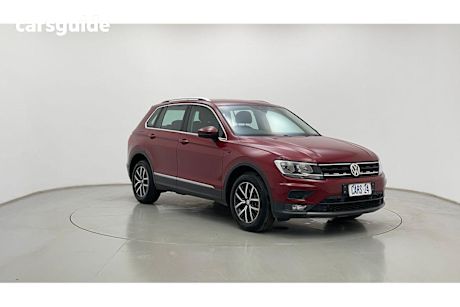 Red 2017 Volkswagen Tiguan Wagon 132 TSI Comfortline