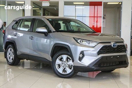 Silver 2021 Toyota RAV4 Wagon GX (2WD) Hybrid NAV