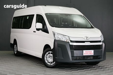White 2023 Toyota Hiace Bus Slwb Commuter (12 Seats)