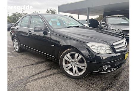 Black 2009 Mercedes-Benz C-CLASS Sedan C200 KOMPRESSOR AVANTGARDE R
