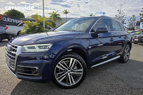Blue 2019 Audi Q5 Wagon 40 TDI Quattro Sport