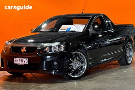 Black 2010 Holden Commodore Utility SS