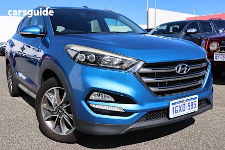 Blue 2017 Hyundai Tucson Wagon Elite (fwd)