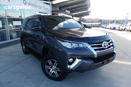 Grey 2019 Toyota Fortuner Wagon GXL