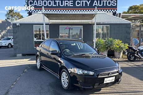 Black 2010 Mitsubishi Lancer Hatchback ES Sportback