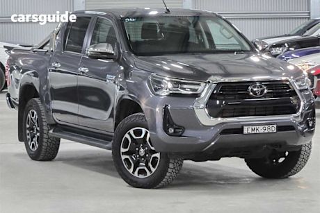 Grey 2020 Toyota Hilux Double Cab Chassis SR5 (4X4)