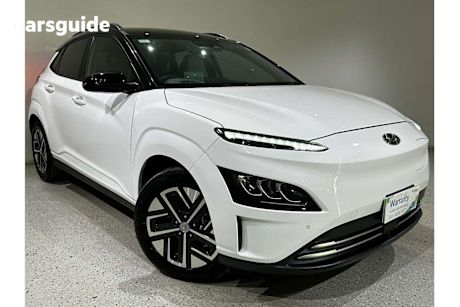 White 2022 Hyundai Kona Wagon ELECTRIC HIGHLANDER F