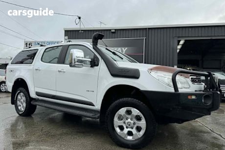 White 2012 Holden Colorado Crew Cab Pickup LTZ (4X4)