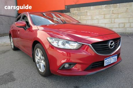 Red 2017 Mazda Mazda6 Sedan