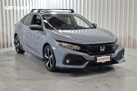 Grey 2017 Honda Civic Hatchback RS