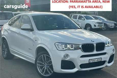 White 2015 BMW X4 Coupe Xdrive 20D