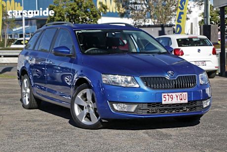 Blue 2015 Skoda Octavia Wagon AMBITION 103TSI F