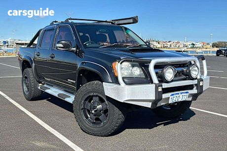 Black 2010 Holden Colorado Ute Tray LX 4X4