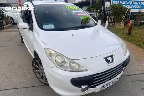 White 2007 Peugeot 307 Hatchback XS HDI 1.6