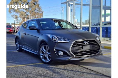 Grey 2015 Hyundai Veloster Hatch SR TURBO F