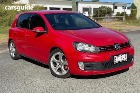 Red 2010 Volkswagen Golf Hatchback GTI