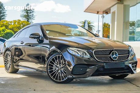 Black 2020 Mercedes-Benz E300 Coupe
