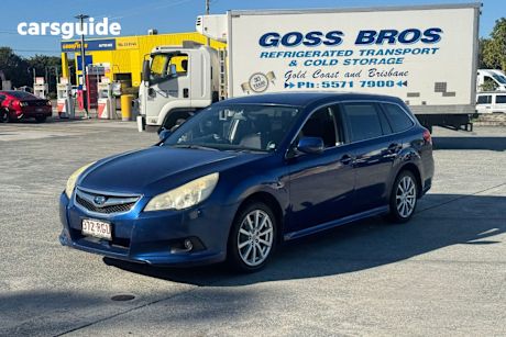 Blue 2010 Subaru Liberty Wagon 2.5I