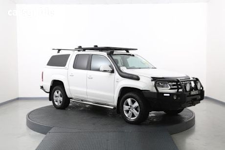 White 2020 Volkswagen Amarok Dual Cab Utility TDI550 Highline 4Motion (4X4)