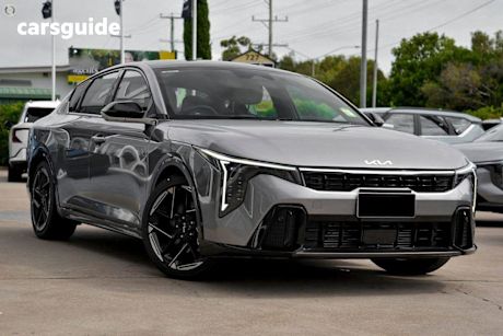 Grey 2025 Kia K4 Sedan GT-Line
