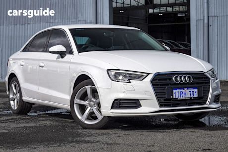 White 2017 Audi A3 Sedan 1.4 Tfsi COD
