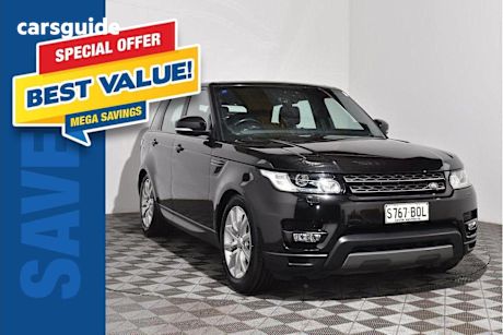 Black 2017 Land Rover Range Rover Sport SUV TDV6 SE 4X4