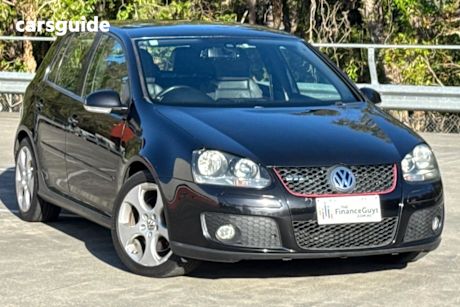Black 2008 Volkswagen Golf Hatchback GTI