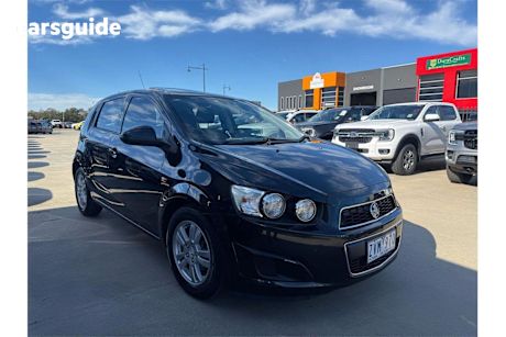 Black 2013 Holden Barina Hatch CD F