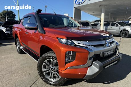 Orange 2019 Mitsubishi Triton Dual Cab Pick-up Toby Price Edition