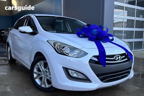 White 2014 Hyundai I30 Hatch TROPHY GD MY14