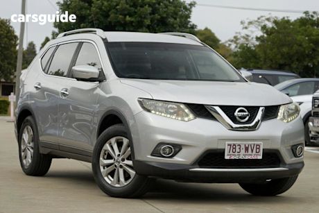 Silver 2016 Nissan X-Trail Wagon ST-L (fwd)