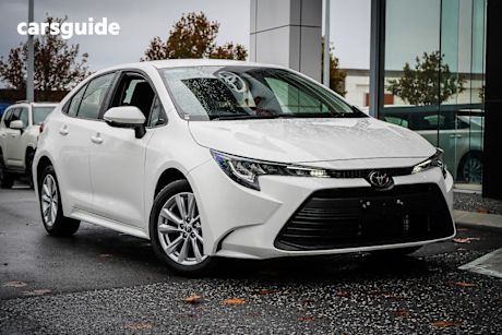 White 2024 Toyota Corolla Sedan Ascent Sport + Convenience PK