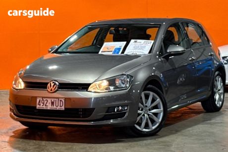 Brown 2013 Volkswagen Golf Hatchback 110 TDI Highline