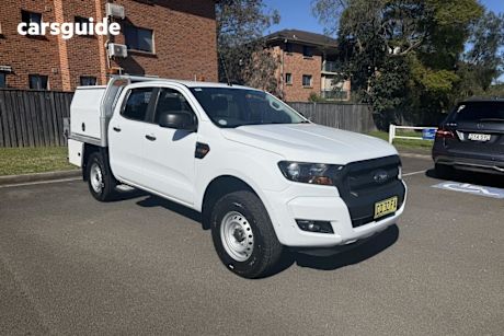 White 2018 Ford Ranger Crew Cab Chassis XL 2.2 HI-Rider (4X2)