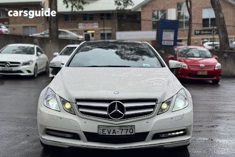 White 2012 Mercedes-Benz E-CLASS Coupe