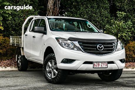 White 2020 Mazda BT-50 Dual Cab Chassis Xt (4X4) (5Yr)