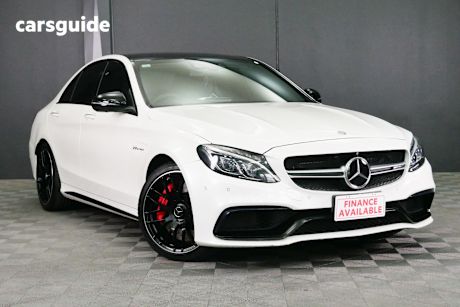White 2016 Mercedes-Benz C63 Sedan S