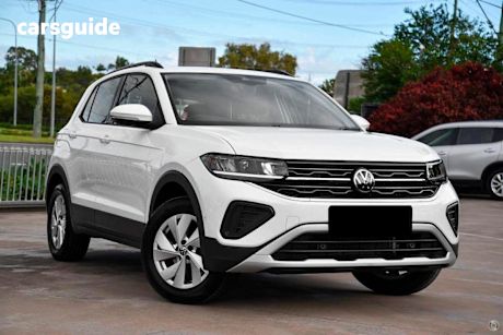 White 2024 Volkswagen T-Cross SUV 85TSI LIFE F
