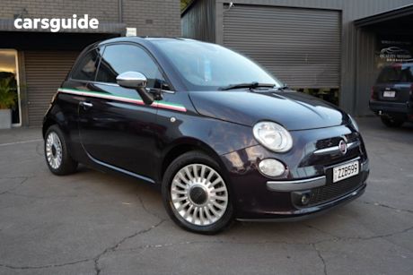 Blue 2015 Fiat 500 Hatchback Lounge