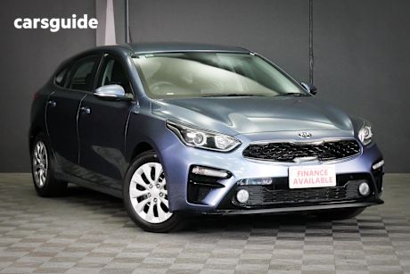 Blue 2021 Kia Cerato Hatchback S