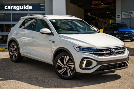 White 2024 Volkswagen T-ROC Wagon 140TSI R-Line