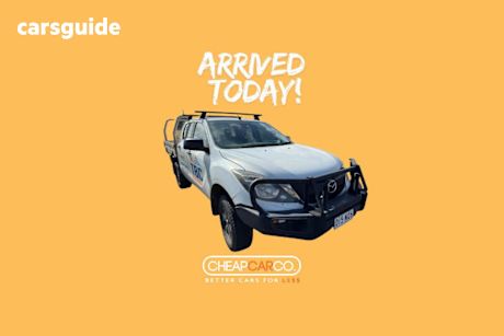 White 2016 Mazda BT-50 Ute Tray XT