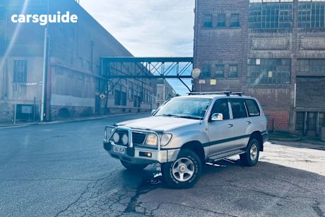 Silver 1999 Toyota Landcruiser Wagon GXL (4X4)