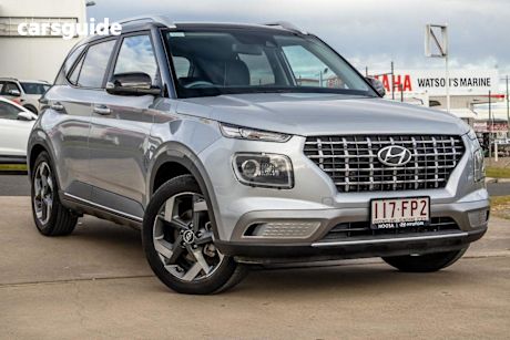 Silver 2022 Hyundai Venue Wagon Elite (black) TWO-Tone Roof