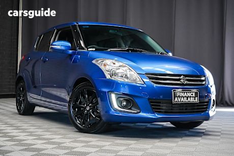 Blue 2016 Suzuki Swift Hatchback GLX Navigator