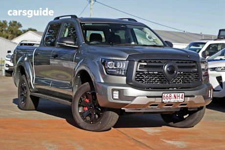 Grey 2025 GWM Cannon Alpha Dual Cab Utility Ultra Phev (4X4)