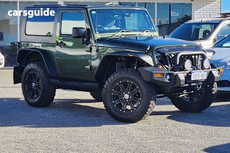 Green 2009 Jeep Wrangler Softtop Sport (4X4)