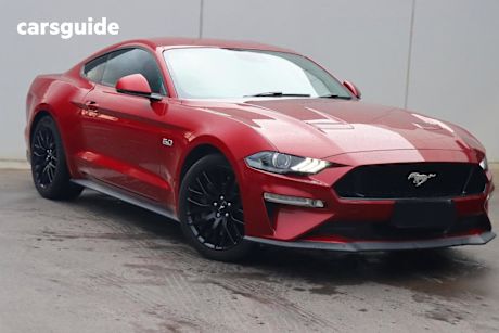 Red 2018 Ford Mustang Coupe Fastback GT 5.0 V8